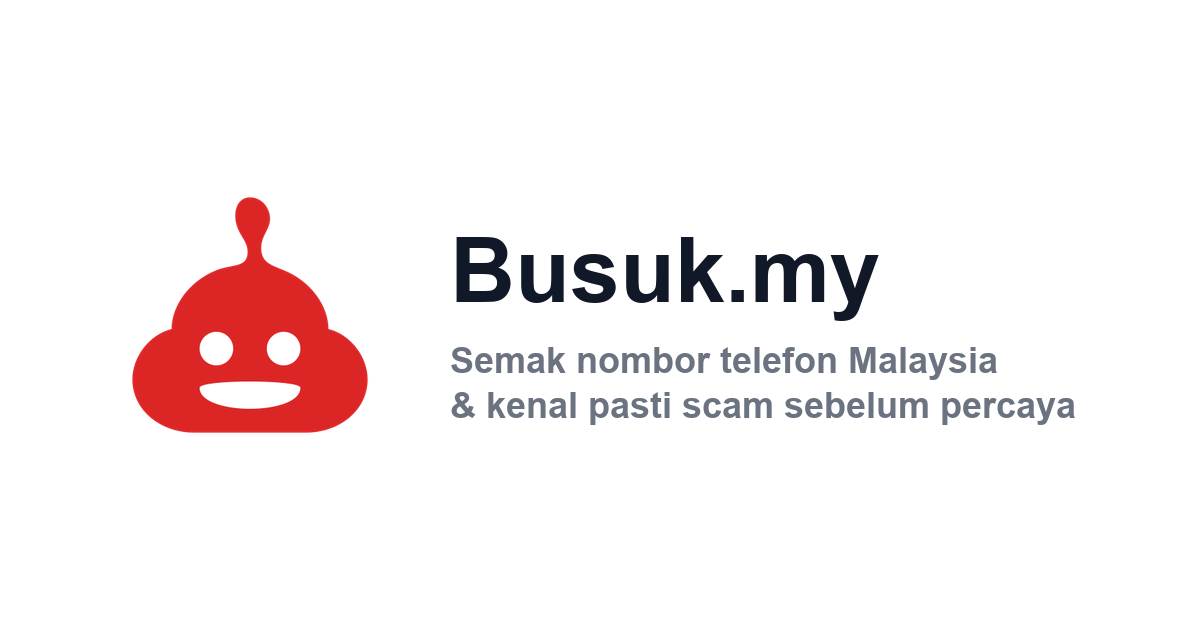 Check Malaysian Phone Numbers - Busuk.my